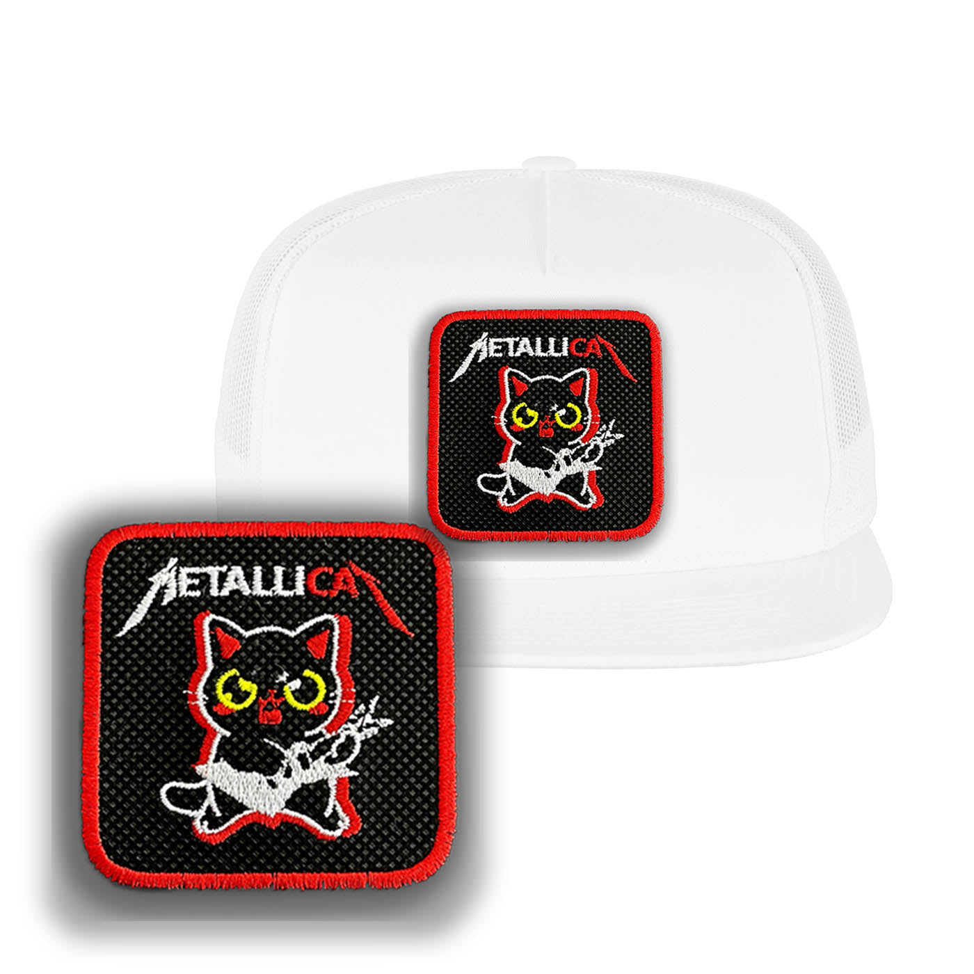 Metalicat Cap Heavy Metal Embroidered Baseball Hat by Forge Bros