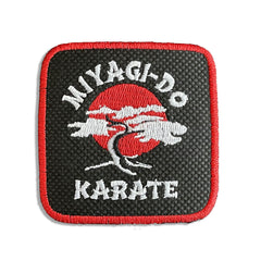 Miyagi-do-Karate Cap Embroidered Velcro Patch Bike Hat Black, White, Grey