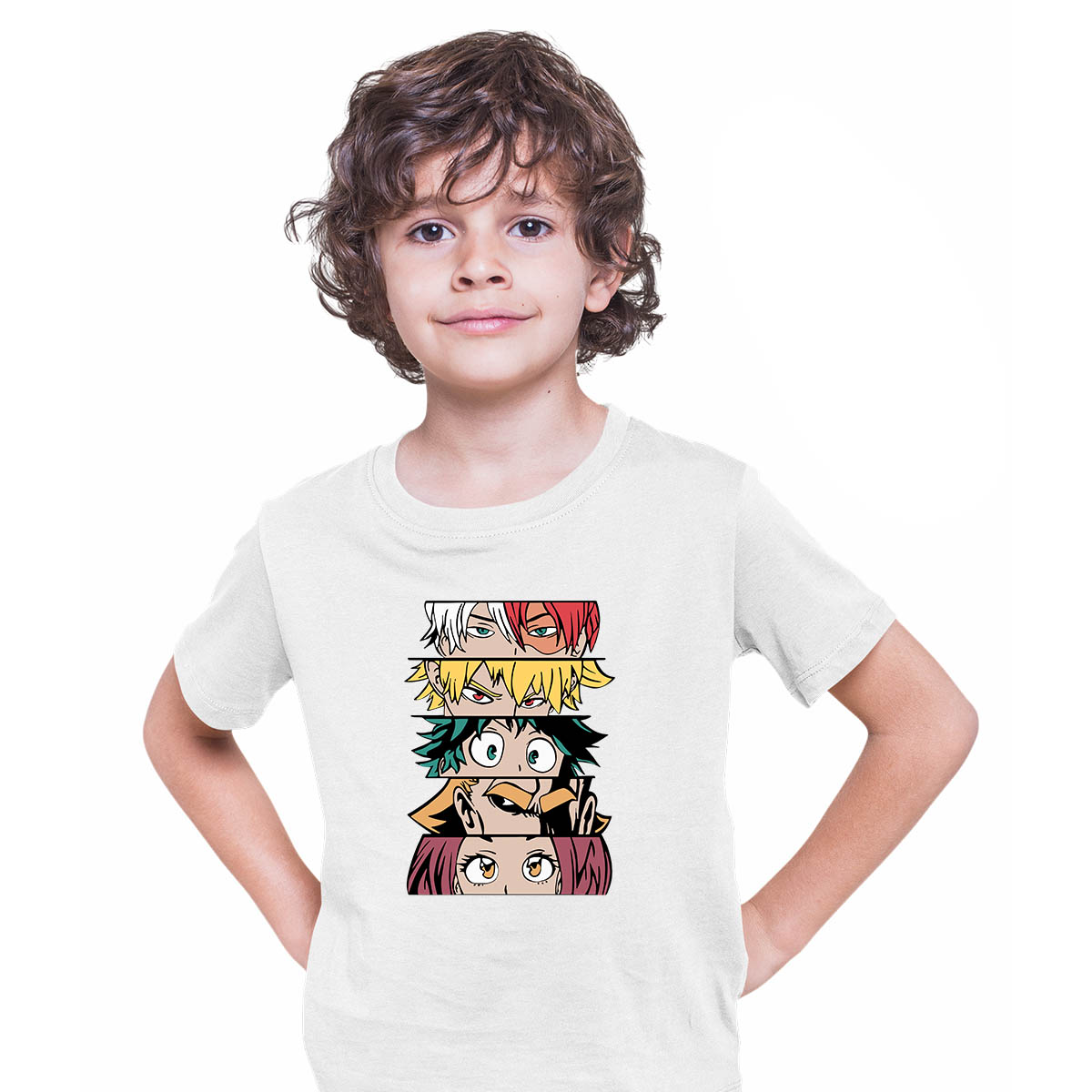 My Hero Academia Characters Anime Manga T-shirt for Kids