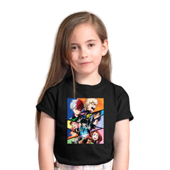 My Hero Academia Characters Graphic Art Anime Manga T-shirt for Kids