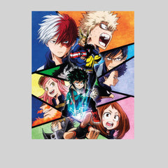 My Hero Academia Characters Graphic Art Anime Manga Gift Unisex T-shirt