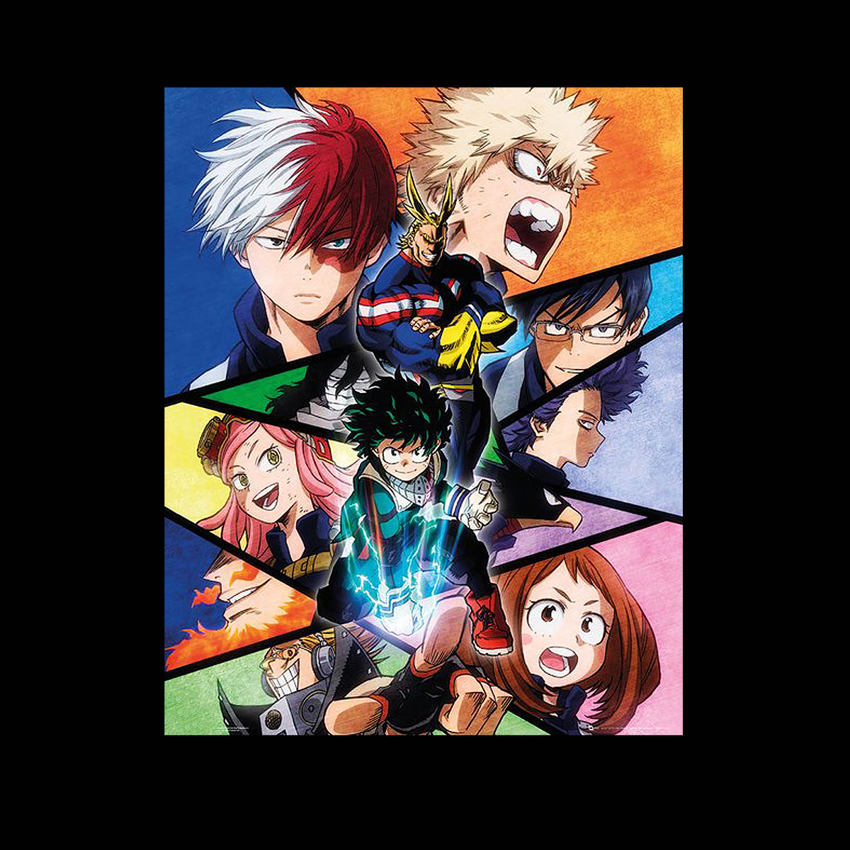 My Hero Academia Characters Graphic Art Anime Manga Gift Unisex T-shirt