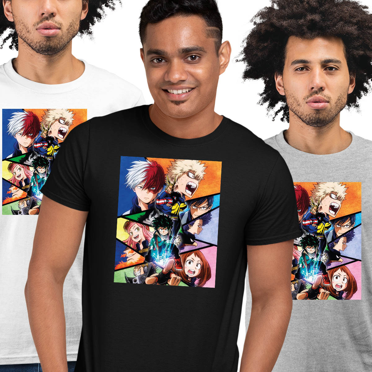 My Hero Academia Characters Graphic Art Anime Manga Gift Unisex T-shirt