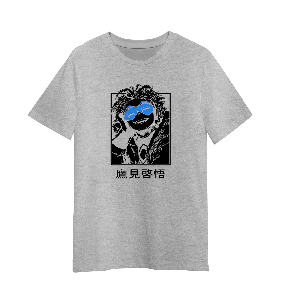 My Hero Academia Hawks Keigo Takami Unisex Adult Grey T-shirt