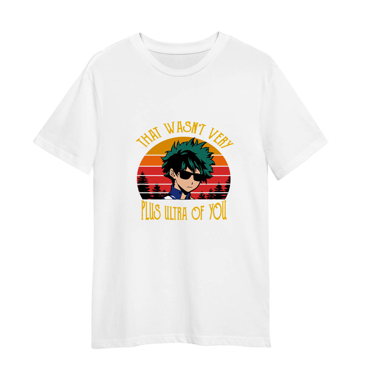 My Hero Academia Izuku Midoriya That Wasn Very Plus Ultra Of You Adult  Unisex White T-shirt