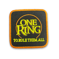 One Ring LOTR Cap Embroidered Velcro Patch Rule them all 