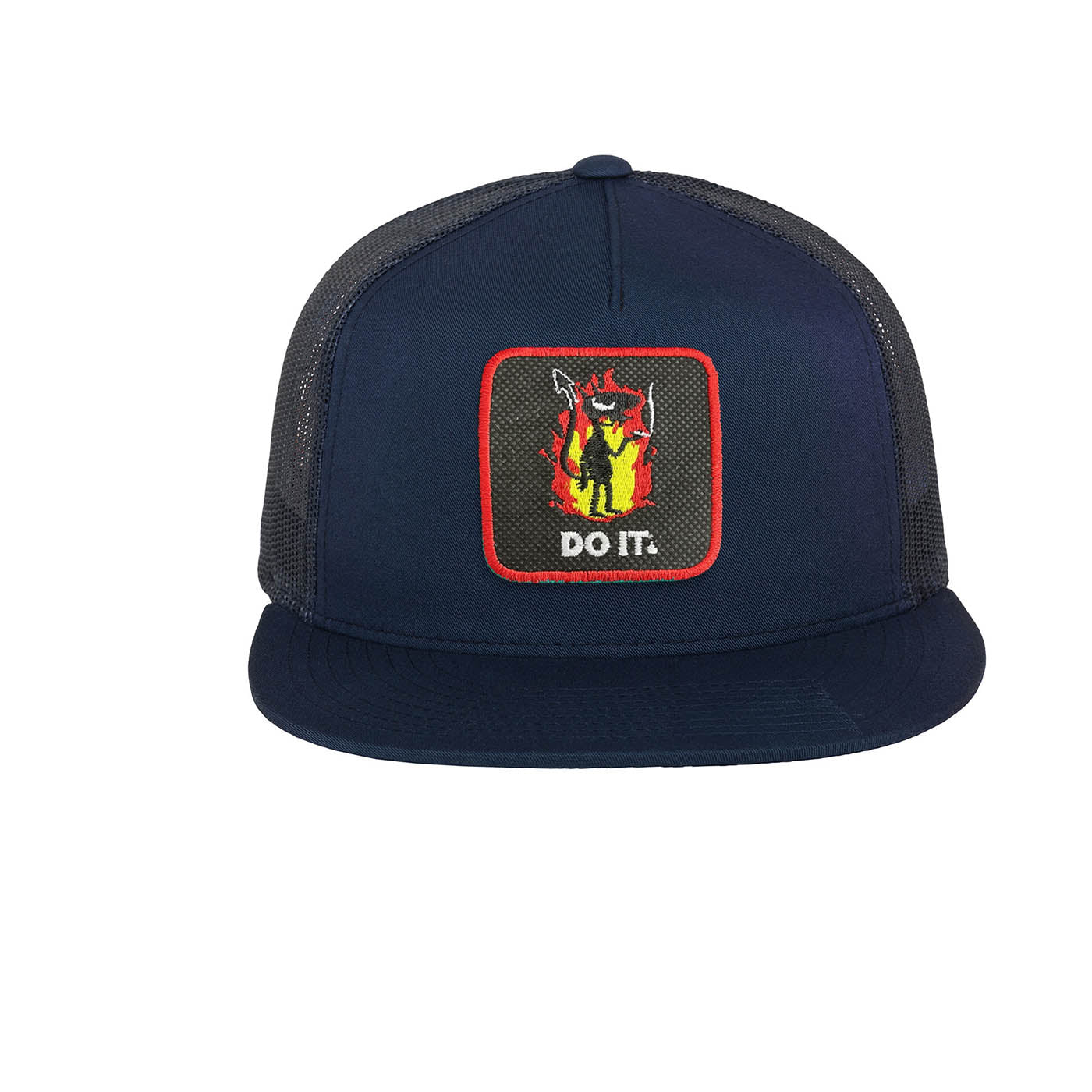 Sarcastic Cap Devil Embroidered Baseball Hat by Forge Bros