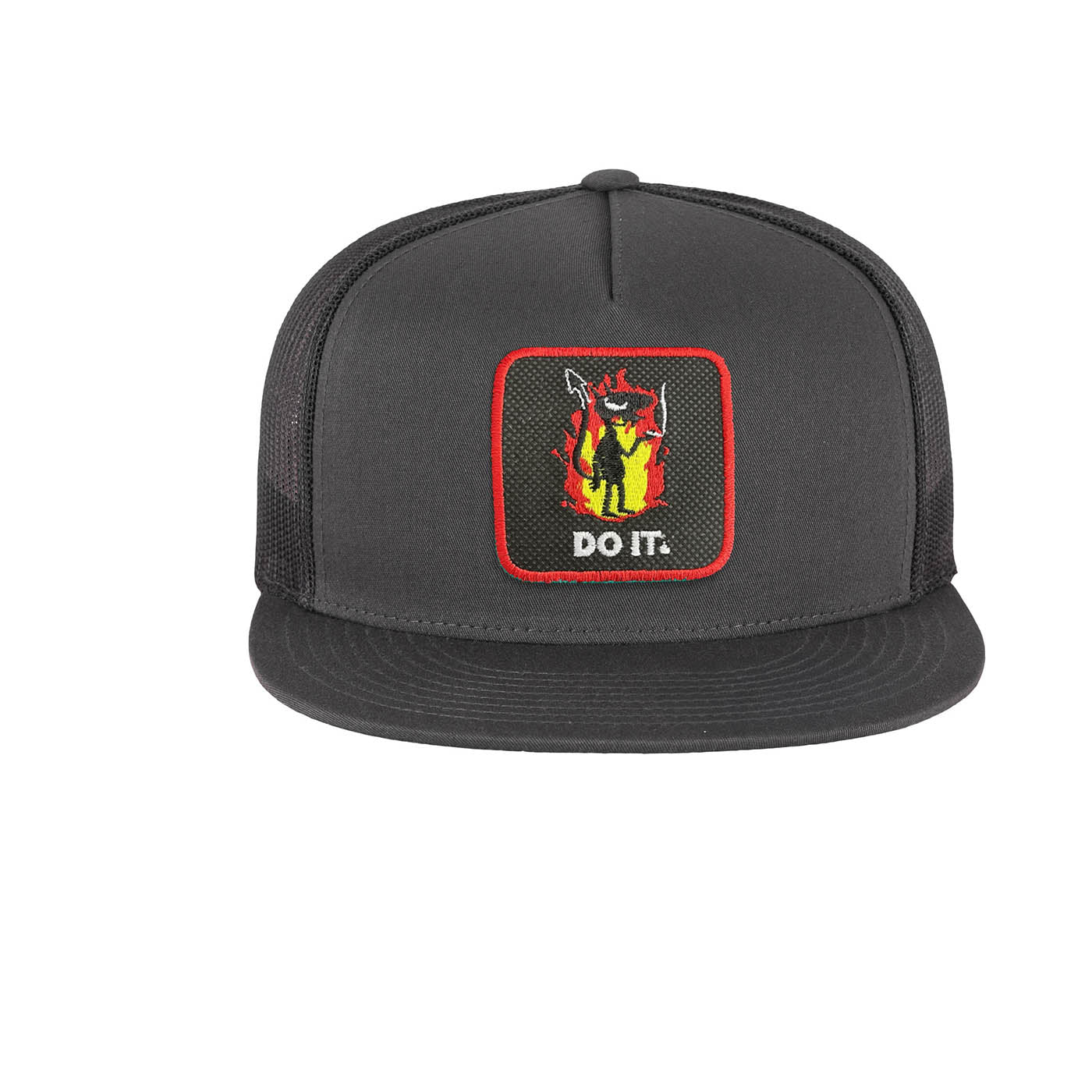 Sarcastic Cap Devil Embroidered Baseball Hat by Forge Bros