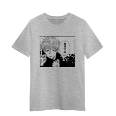 Satoru Gojo Jujutsu Kaisen Anime Adult Unisex Grey T-shirt