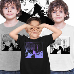 Satoru Gojo Jujutsu Kaisen Anime Manga T-shirt for Kids