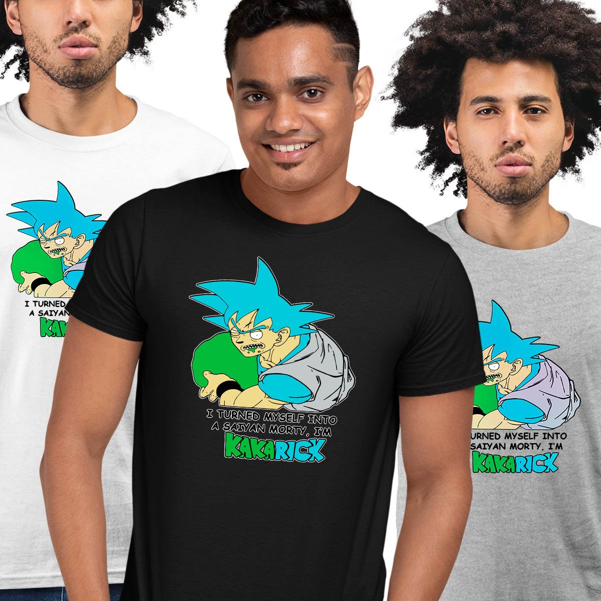 Son Goku Rick And Morty Kakarick Adult Unisex T-shirt