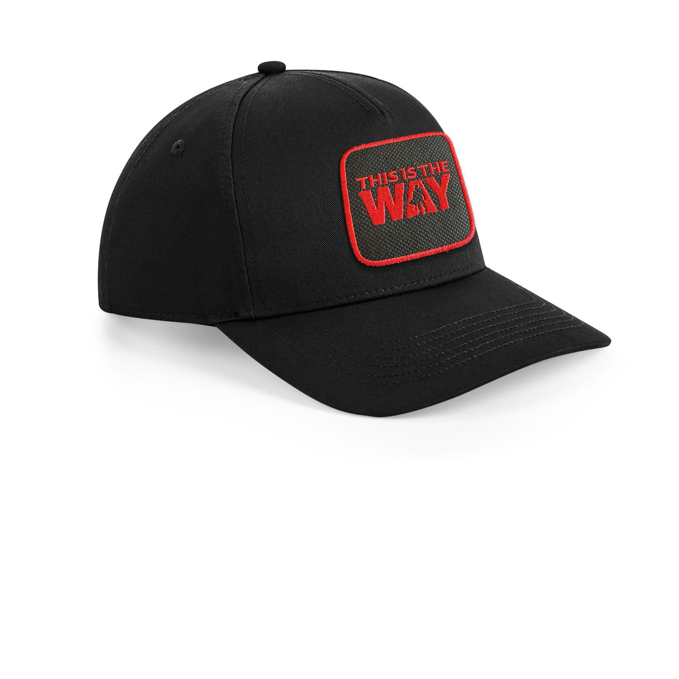 This is The Way Cap Embroidered Velcro Patch Mando Hat Black, White, Grey