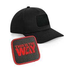 This is The Way Cap Embroidered Velcro Patch Mando Hat Black, White, Grey