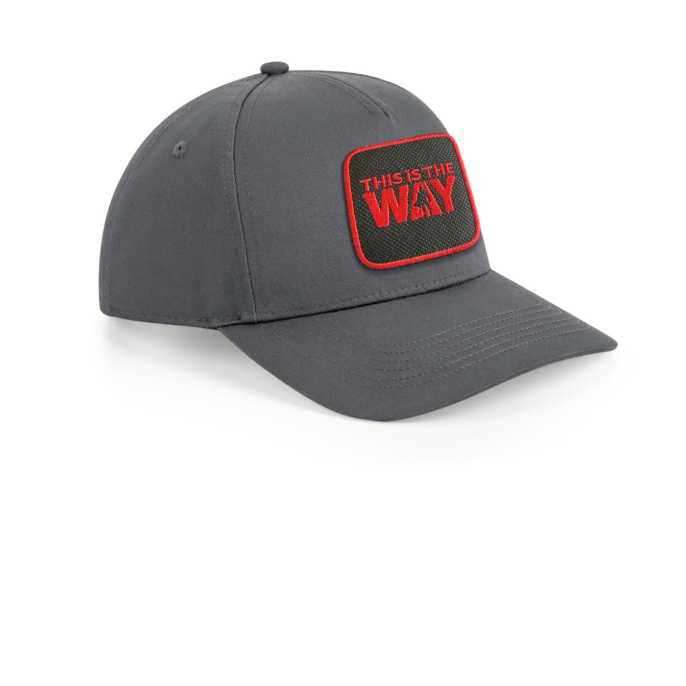 This is The Way Cap Embroidered Velcro Patch Mando Hat Black, White, Grey