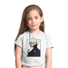 Toge Inumaki Jujutsu Kaisen Graphic Jujutsu Kaisen Anime Manga White T-shirt for Kids