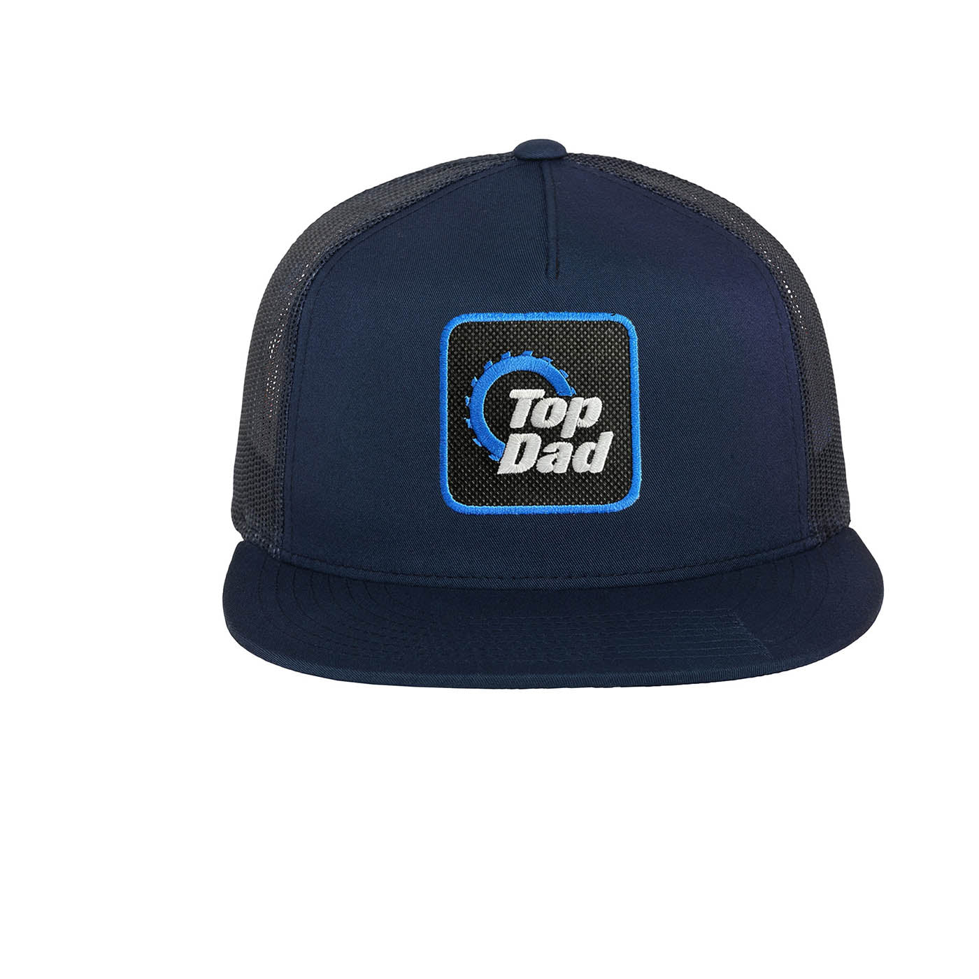 Top Dad Trucker Cap Embroidered Baseball Hat by Forge Bros