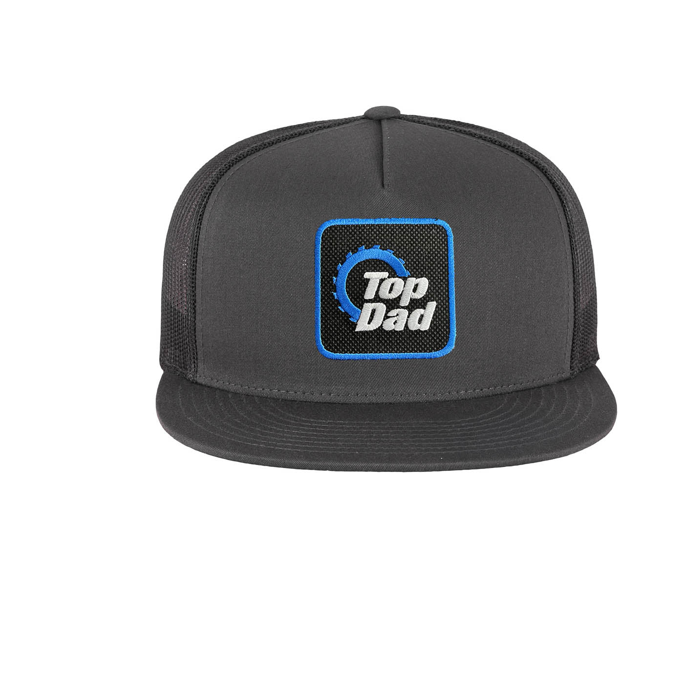 Top Dad Trucker Cap Embroidered Baseball Hat by Forge Bros