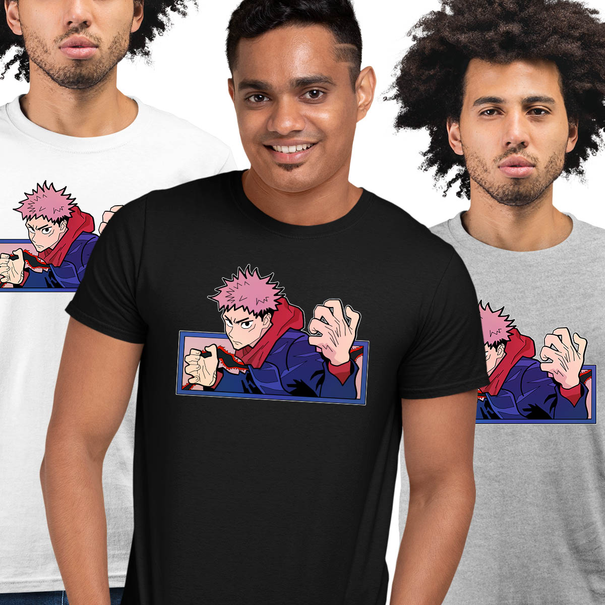 Yuji Itadori Japanese Anime Jujutsu Kaisen Anime Manga Gifts Adult Unisex T-shirt