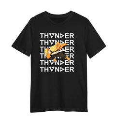 Zenitsu Agatsuma Thunder Demon Slayer Kimetsu no Yaiba Anime Adult Unisex T-shirt