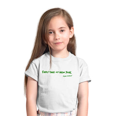 Fairy Tale of New York Shane MacGowan White T-shirt for Kids