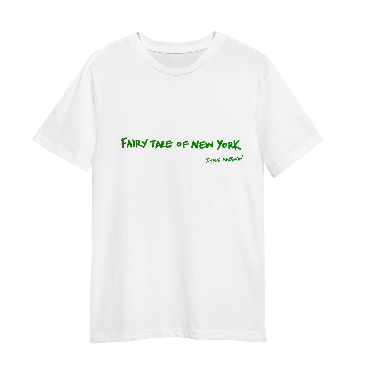 Shane MacGowan Fairy Tale of New York White T-shirt 
