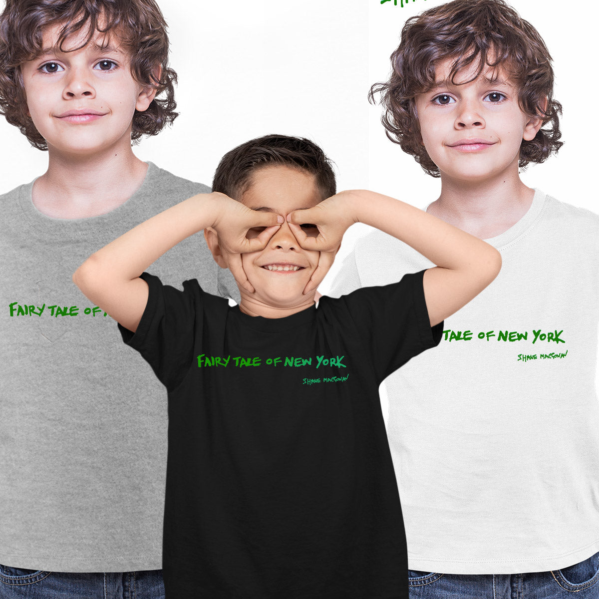 Fairy Tale of New York Shane MacGowan T-shirt for Kids