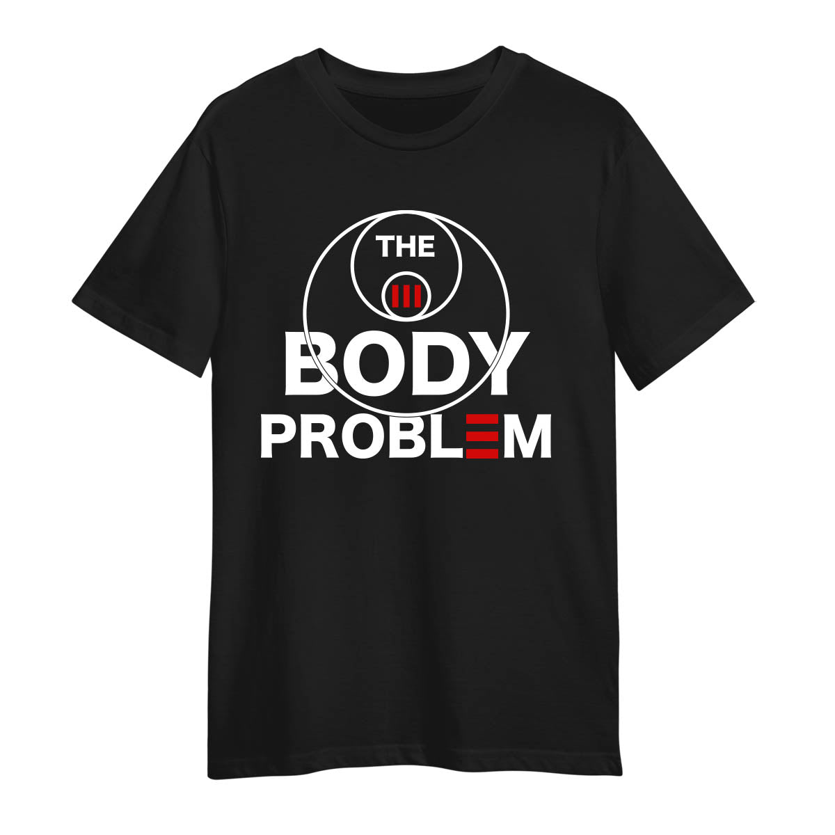 3 Body Problem Black T-shirt San Ti Ren 3 Suns Tshirt Liu Cixin sci-fi novel