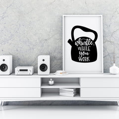 Whistle While You Work A4 A3+A2 Posters Wall Art Home - Kuzi Tees