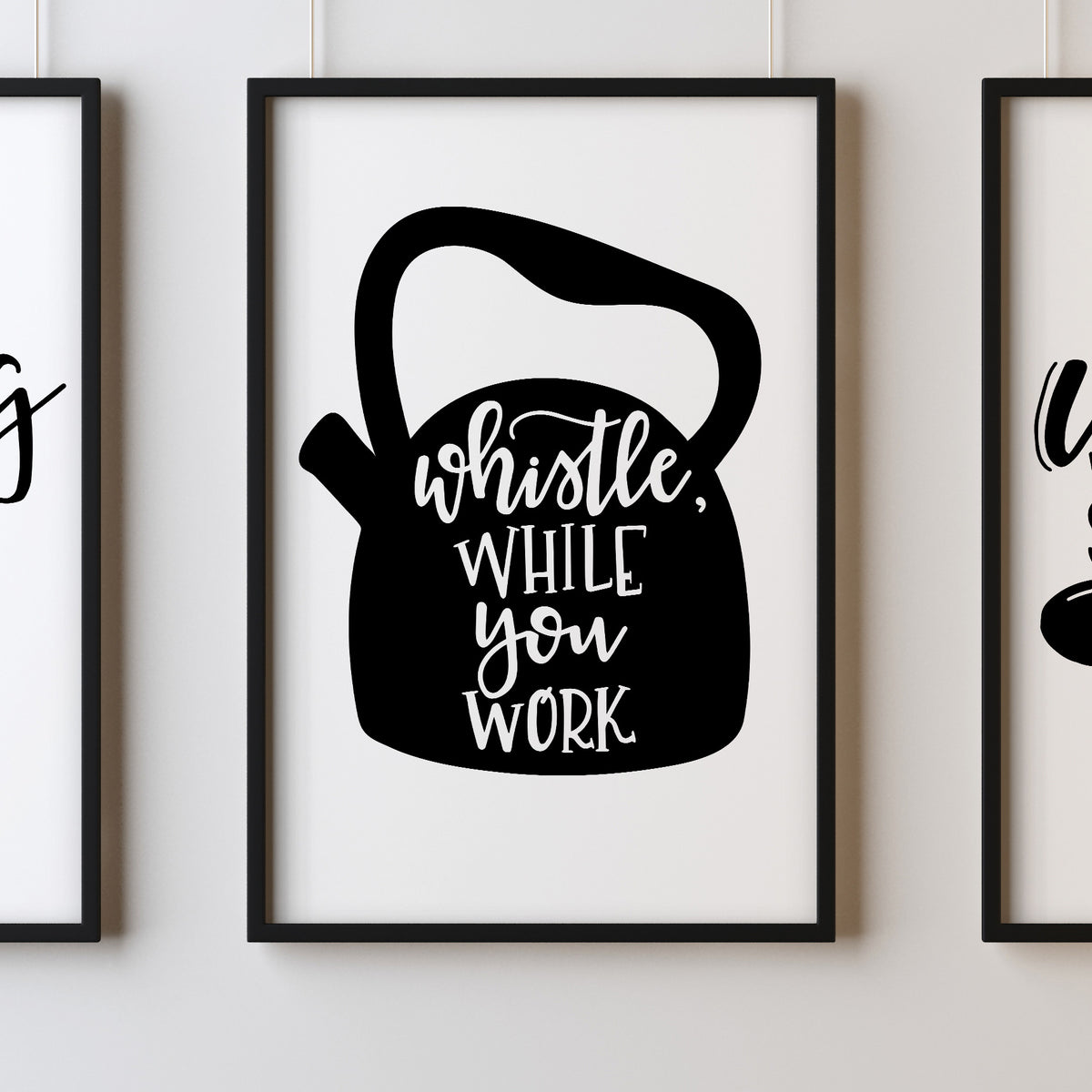 Whistle While You Work A4 A3+A2 Posters Wall Art Home - Kuzi Tees