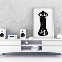 Shake It Off A4 A3+A2 Posters Wall Art Home - Kuzi Tees