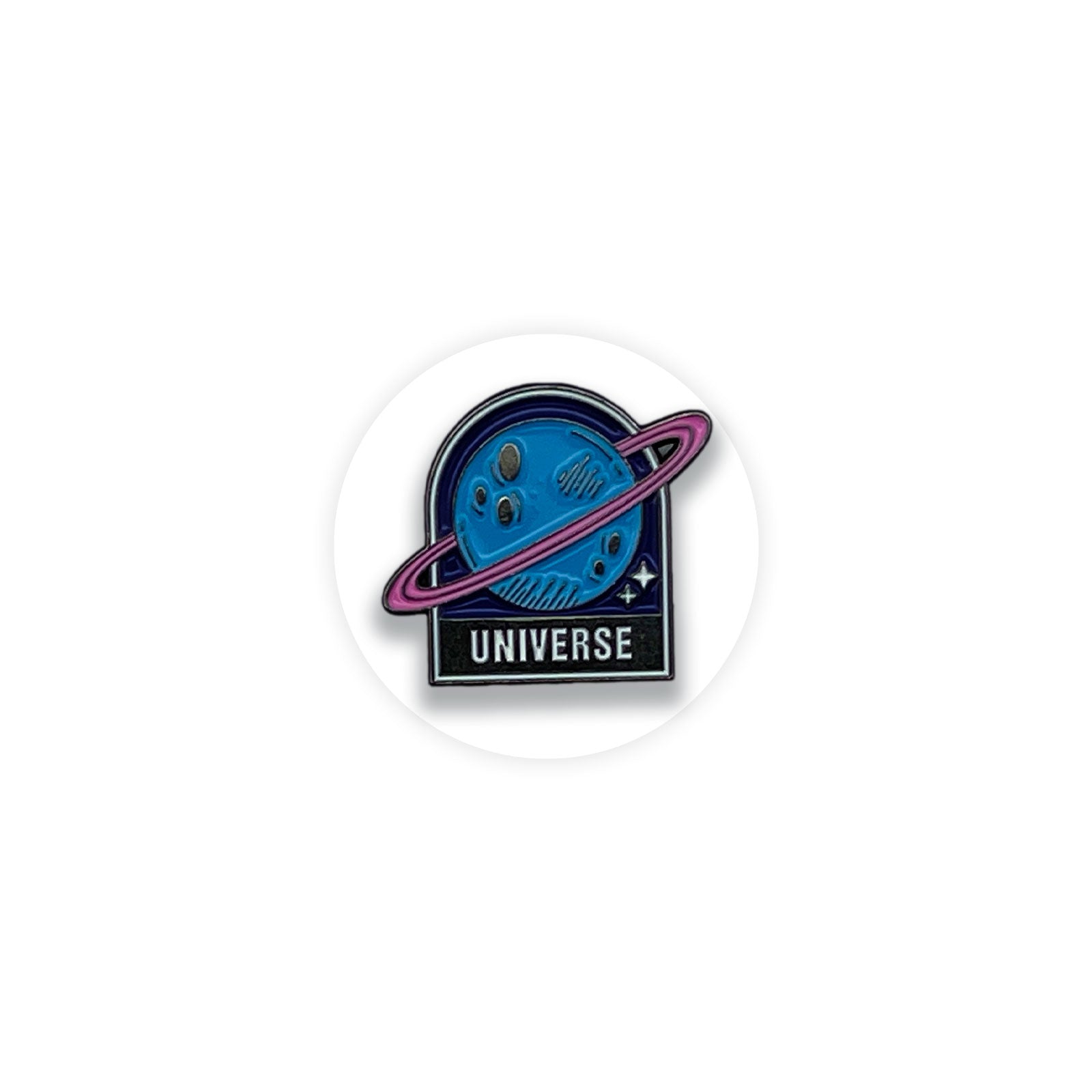 Universe Metal Enamel Pin - Kuzi Tees