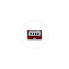 Nostalgia Tape Cassette Enamel Pin Badge - Kuzi Tees