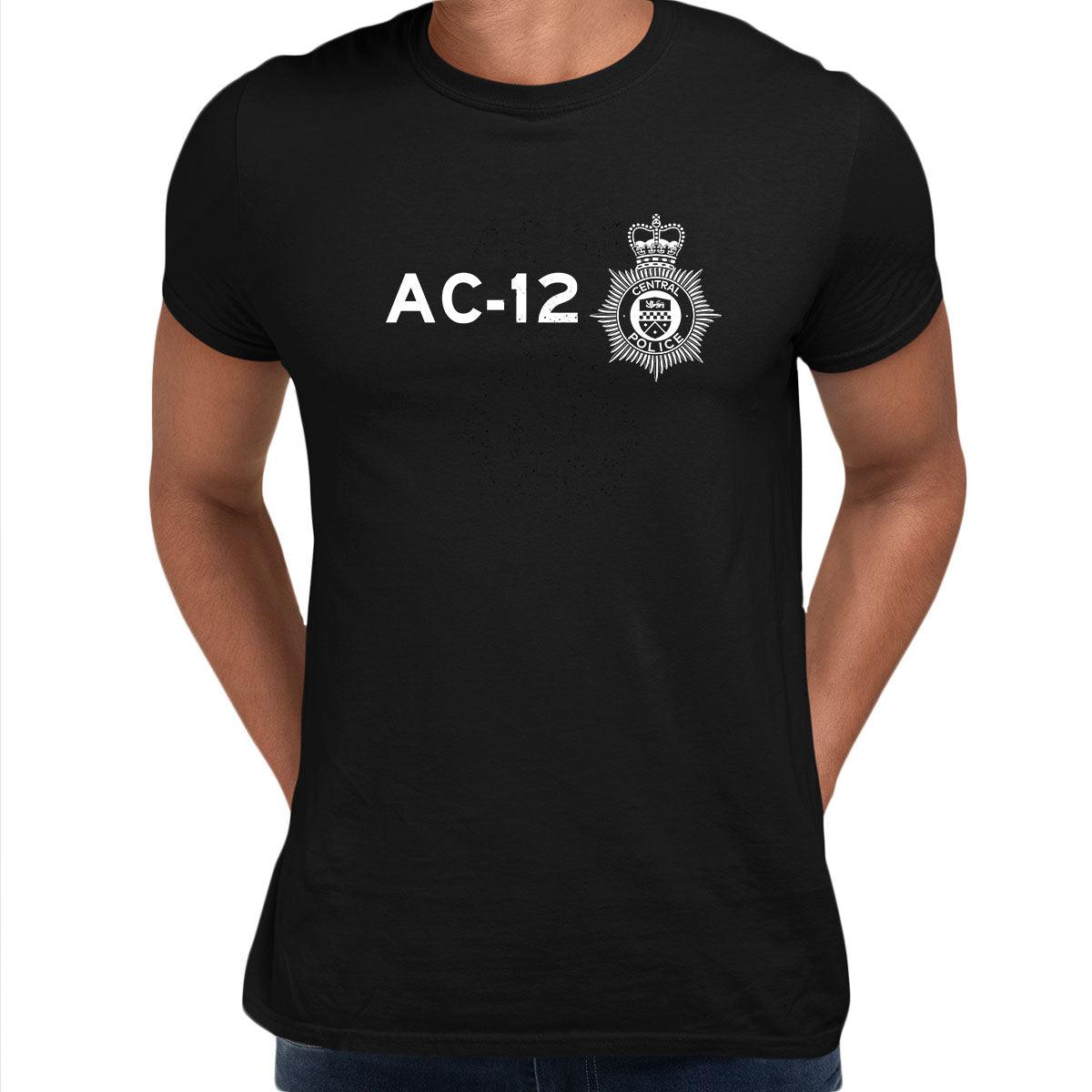 AC-12 Mens Printed BBC TV Series 6 T-Shirt Inspired By Police Logo TV series Unisex T-Shirt - Kuzi Tees