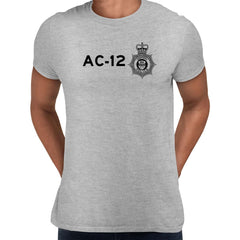 AC-12 Mens Printed BBC TV Series 6 T-Shirt Inspired By Police Logo TV series Unisex T-Shirt - Kuzi Tees