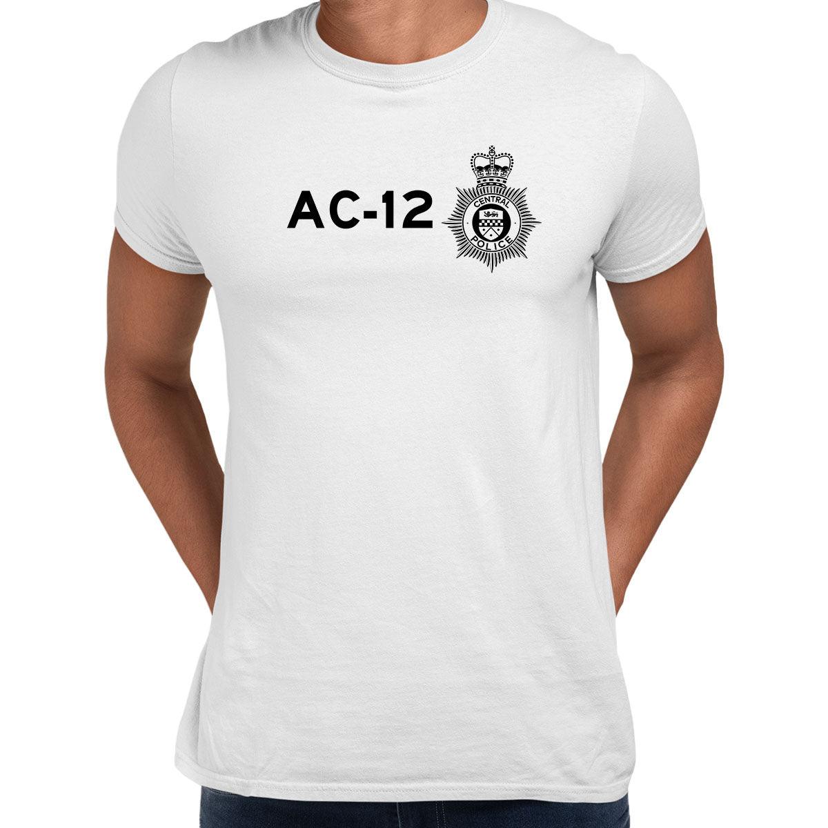 AC-12 Mens Printed BBC TV Series 6 T-Shirt Inspired By Police Logo TV series Unisex T-Shirt - Kuzi Tees