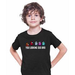 AMONG US T-SHIRT - IMPOSTOR GAMING RETRO FUNNY COOL GIFT CHRISTMAS CREW MATE SUS T-shirt for Kids - Kuzi Tees