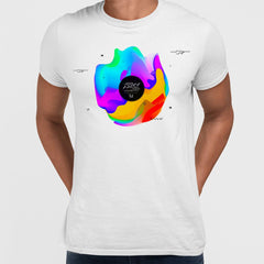 Abstract marble liquid bubble shape 80s geometric style 3d design Tshirt - Kuzi Tees