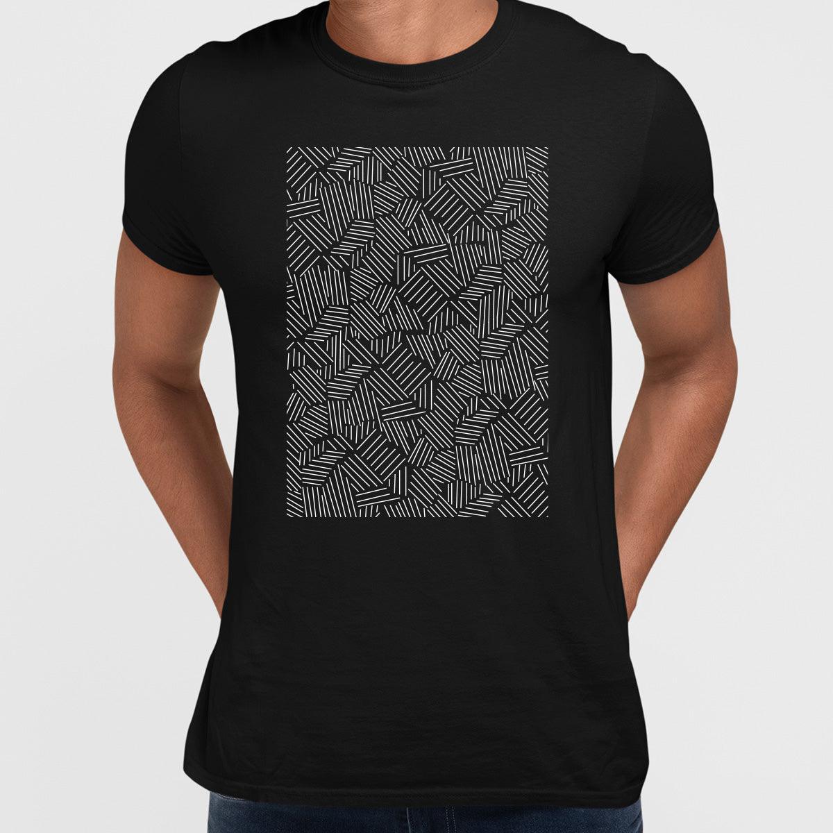 Abstract Straight Line Pattern Organised Chaos - Kuzi Tees