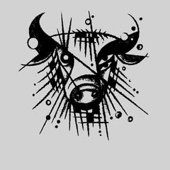 Abstract Picasso Bull Drawing Geometric Design Art Clothing Unique Gift Ideas Unisex T-shirt - Kuzi Tees