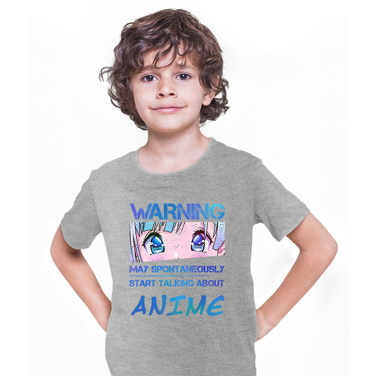 Kids Anime T-Shirt Manga Japanese Geek Regular Fit Gildan Tee 2 T-shirt for Kids - Kuzi Tees