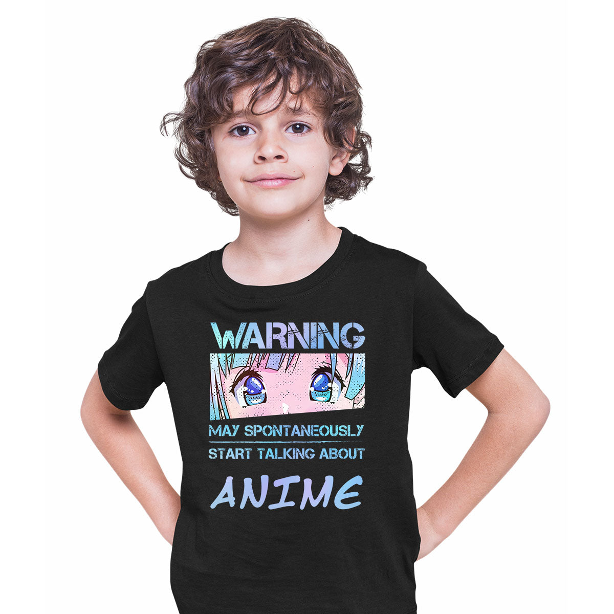 Kids Anime T-Shirt Manga Japanese Geek Regular Fit Gildan Tee 2 T-shirt for Kids - Kuzi Tees