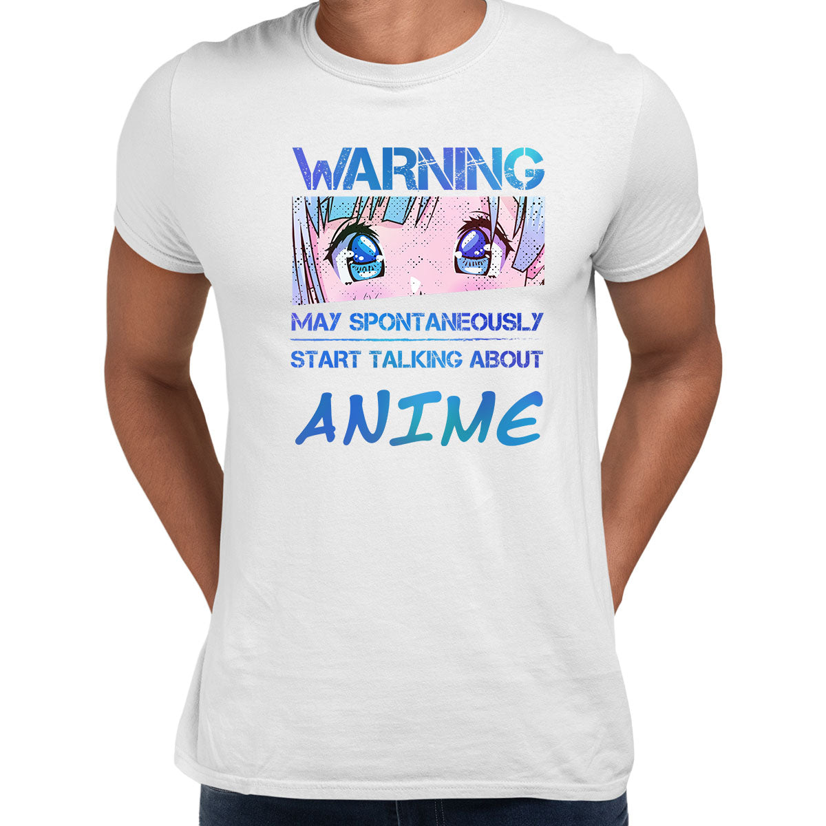 Mens Anime T-Shirt Manga Japanese Geek Regular Fit Gildan Tee 2 Unisex T-Shirt - Kuzi Tees