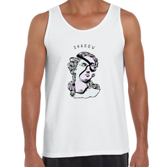 Unisex Antique Surreal and Abstract Sculpture Tank Top - Kuzi Tees