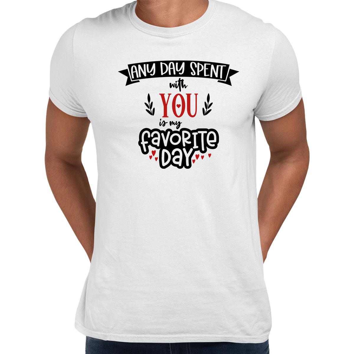 Any day spent with you is Valentines Love T-shirt for men Unisex T-Shirt - Kuzi Tees