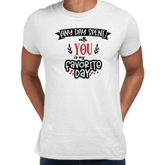 Any day spent with you is Valentines Love T-shirt for men Unisex T-Shirt - Kuzi Tees