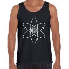 Atomic Symbol Tank Top Physics Album Geek Nerd Science - Kuzi Tees