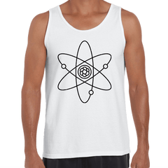 Atomic Symbol Tank Top Physics Album Geek Nerd Science - Kuzi Tees