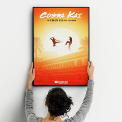 Cobra Kai 2018 Three Cobra Kai Karate Kid Posters Big Print Art Frame TV Saga Little Dragons A2 A3 - Kuzi Tees