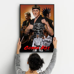 Cobra Kai 2018 Five Cobra Kai Karate Kid Posters Big Print Art Frame TV Saga Little Dragons A2 A3 - Kuzi Tees