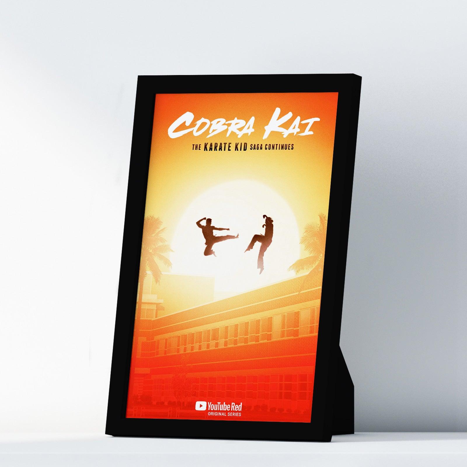 Cobra Kai 2018 Three Cobra Kai Karate Kid Posters Big Print Art Frame TV Saga Little Dragons A2 A3 - Kuzi Tees